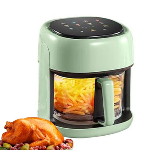 Freidora de Aire 4,5 L – 10 Menús, Vista 360 °C, Controles Táctiles