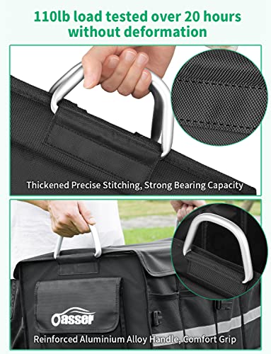 Bolsa de baúl Oasser con tapa, impermeable, plegable y antideslizante