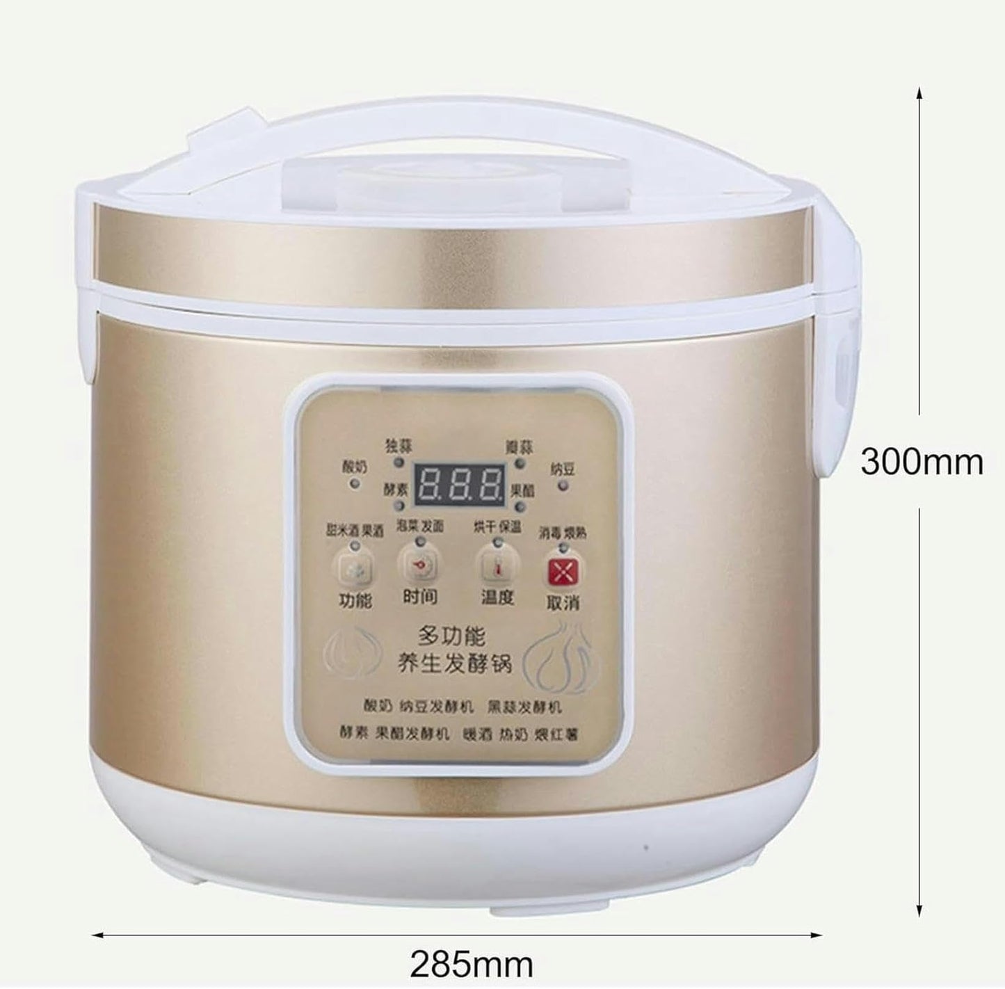 FKINGLRK Fermentador Inteligente 6 L – Automático, Ajo Negro y Más