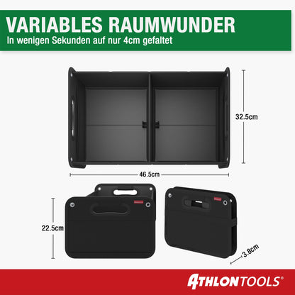 Bolsa de maletero plegable ATHLON TOOLS con velcro antideslizante