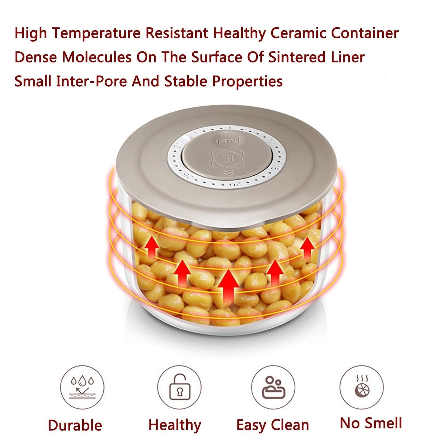 Fermentador Eléctrico 2 L – Control de Temperatura, Panel Inteligente