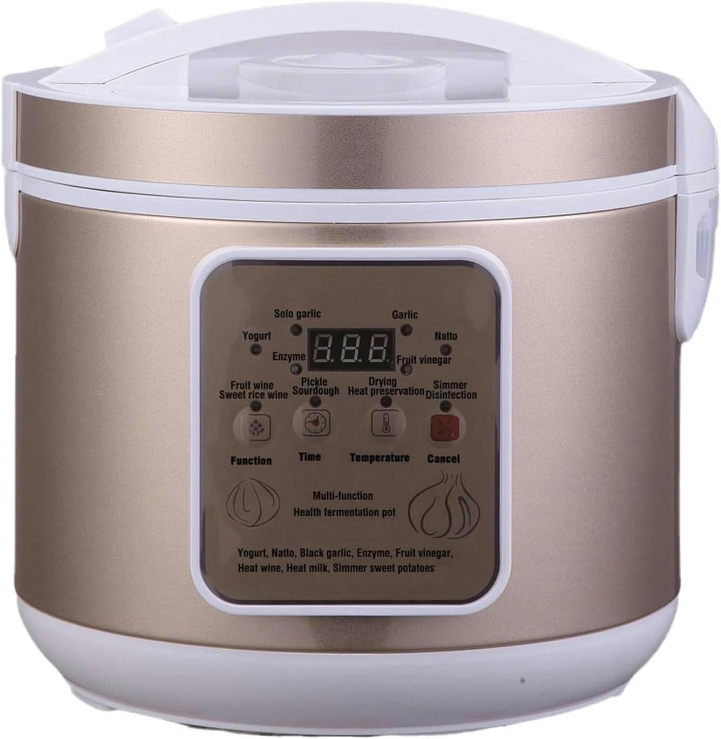 FKINGLRK Fermentador Inteligente 6 L – Automático, Ajo Negro y Más
