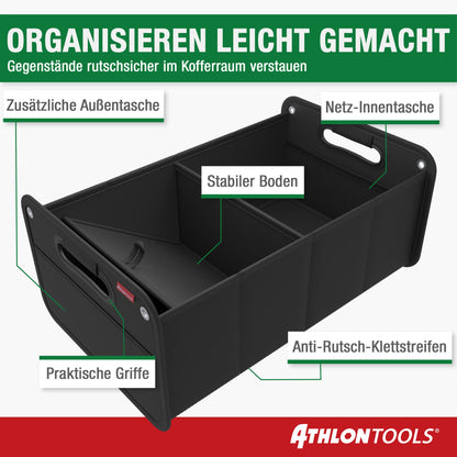 Bolsa de maletero plegable ATHLON TOOLS con velcro antideslizante