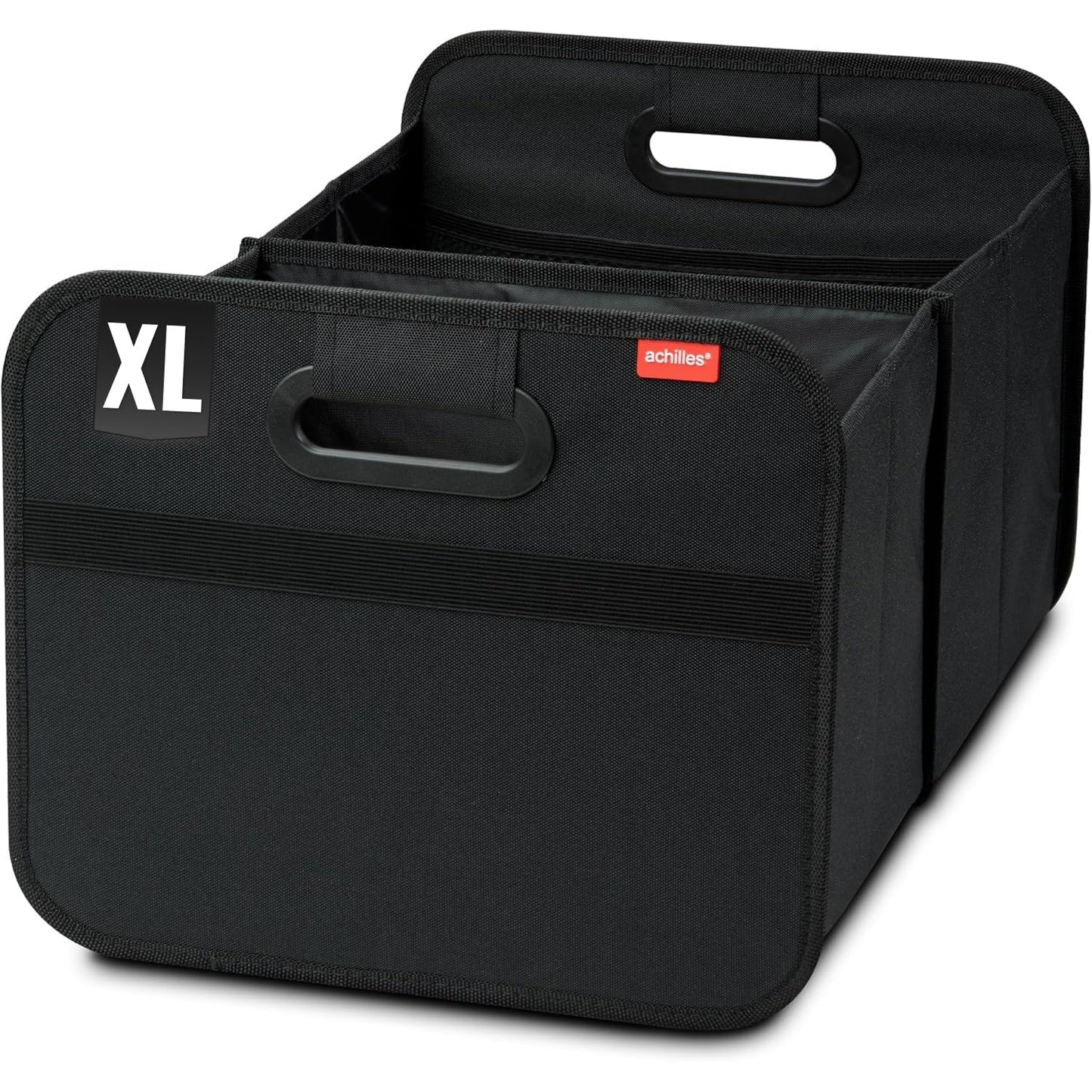 Organizador de baúl Achilles XL, plegable y fácil de limpiar, color negro